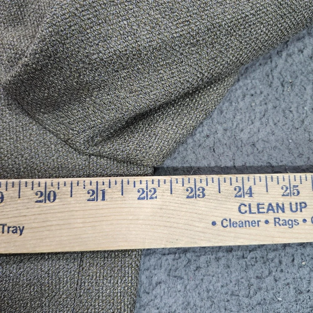 Sport Coat Mens 46 Brown Herringbone Wool Tweed 2 Button Italy Jacket Blazer